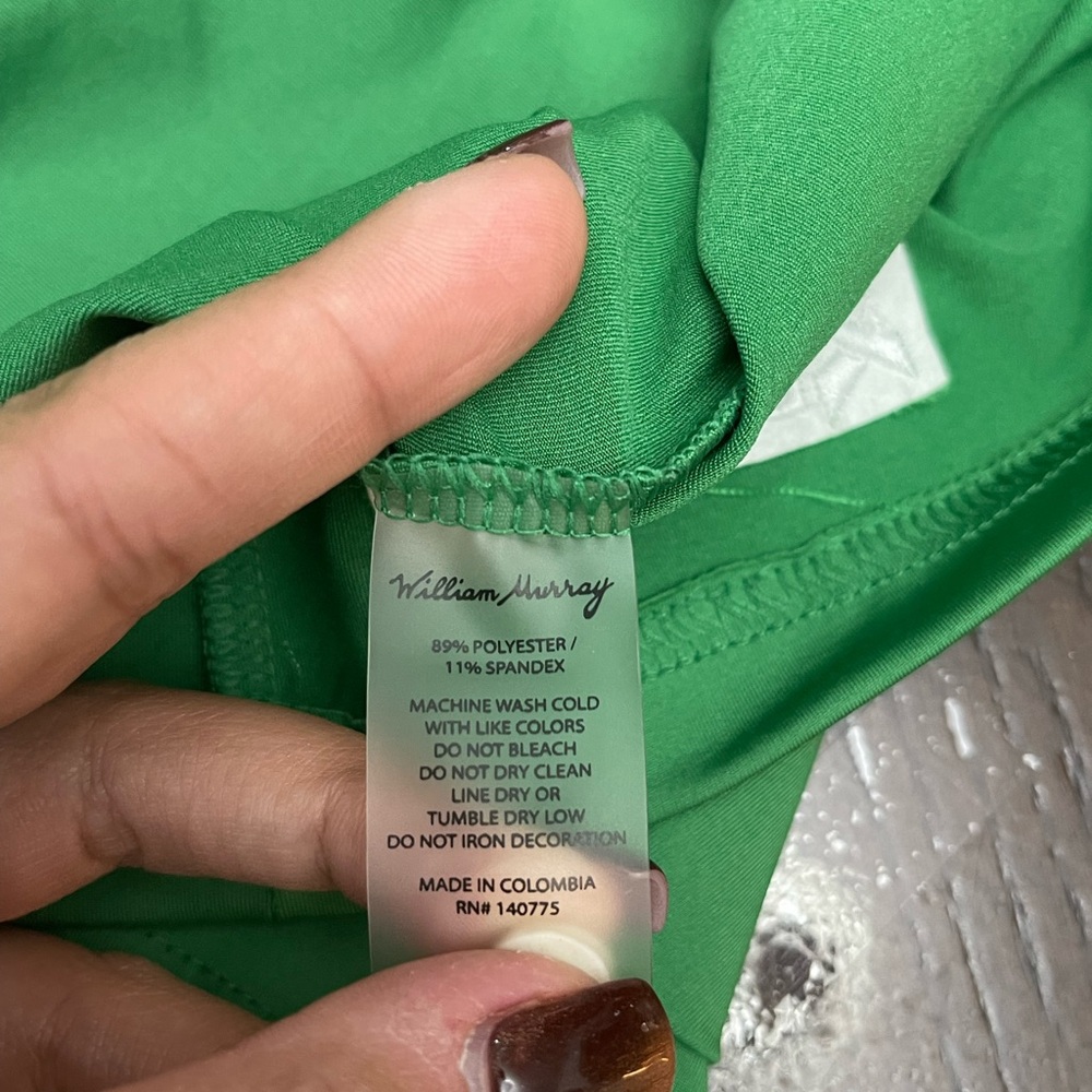 William Murray Golf Green Polo Blouse - Picture 6 of 8
